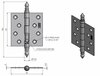 Door hinge 219 UR14