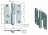 Door hinge T5 R