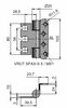 OBJECTA object hinge 2039/100/56 stainless steel