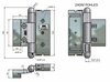 Door hinge GEMMA 55 - 20/18 cranked UR61 S3
