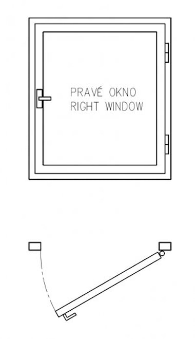 Schéma pravého okna