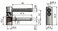 Door hinge TRIO 15 VD PH