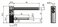 Door hinge TRIO 15 VD (OZ) PH M8x80-32