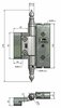 Door hinge GEMMA 55 - 20/18 cranked UR14 S3