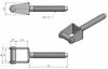 Window rivet to screw in M8