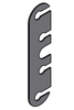 Plastic pad to hinge 50/3 SH VD 1