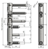 Závěs dveřní TRIO 20 MAX BZ TR M10x29 PH