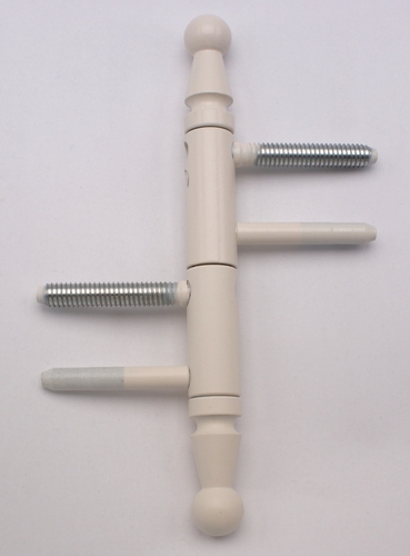 Ukázka závěsu TRIO 15 UR01 RAL 9001