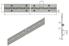 Piano hinge PMS 40x0,6x910/70 with bend