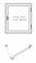 Window hinge 100 UR01 diameter 6 R