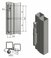 Door hinge 22x180 OZ