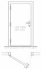 Door hinge 70 L