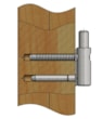 Hinge forging with pad