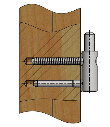 Hinge forging with pad