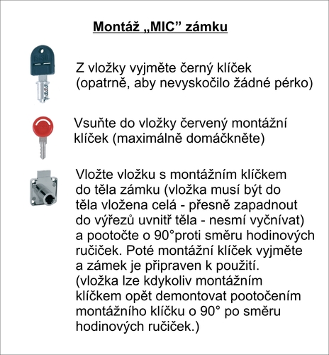 Montážní návod MIC