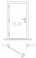 Door hinge TRIO 15 BP DZ PH L