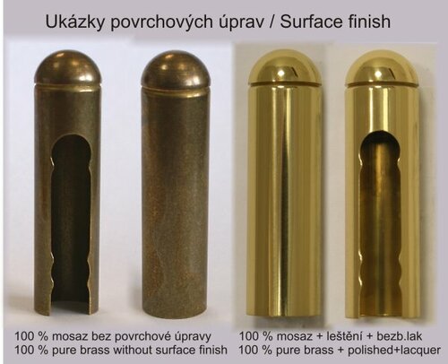 Ukázka povrchových úprav