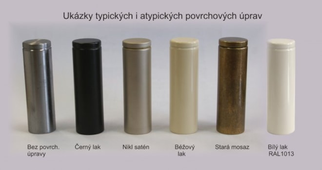 Ukázka povrchových úprav