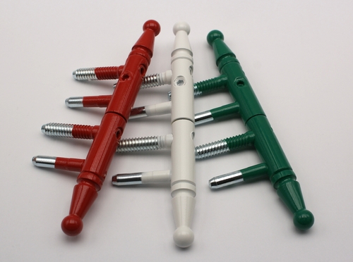 Ukázka s ozdobným ukončením UR01 různé laky (zakázkově)