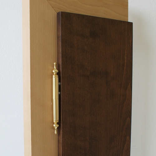 Ukázka - mosazný návlek v povrchu leštěný+bezbarvý lak