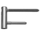 Door hinge TRIO 15 VD (OZ) PH M8x80-32