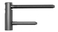 Door hinge TRIO 15 VD (OZ) PH M8x80-32 stainless steel