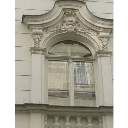 Bytový dům Brno, Masarykova ul.- detail okna