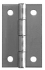 Hinge KZ 60x38 without skim 2 holes stainless steel