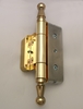 Door hinge GEMMA 55 - 20/18 UR01 S3 Brass plated shiny