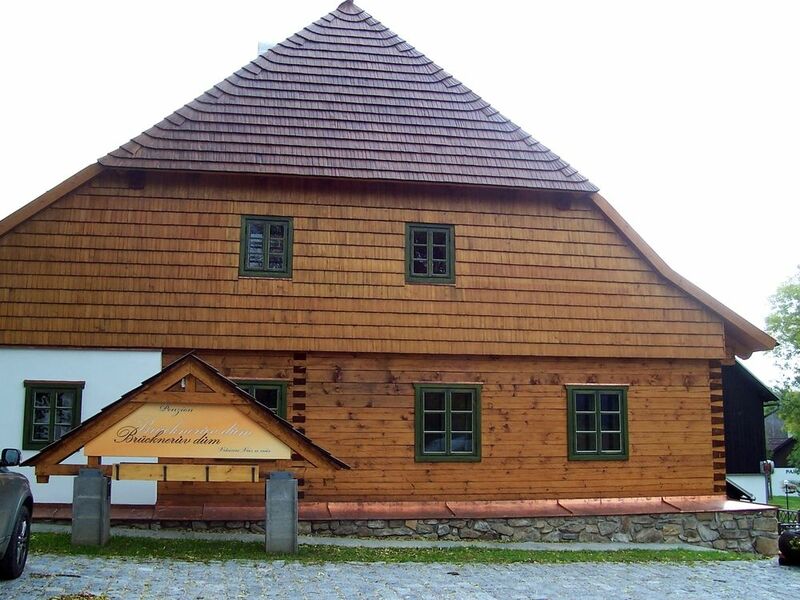 Brückner house Prášily in Sumava