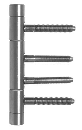 Hinge of three parts 15x90 M8 22/M7 TUKAN stainless steel