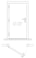 Door hinge of three parts 15x150 OZ PH RC3 3D L