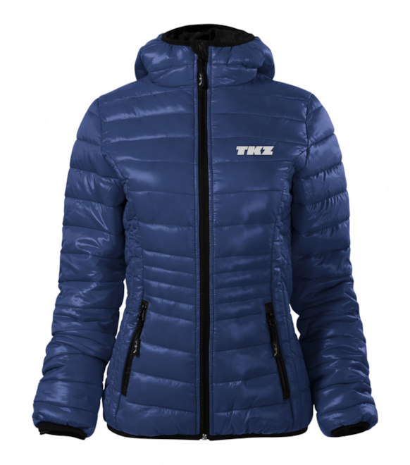 bunda dámská modrá