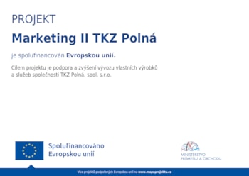 Marketing II TKZ Polná