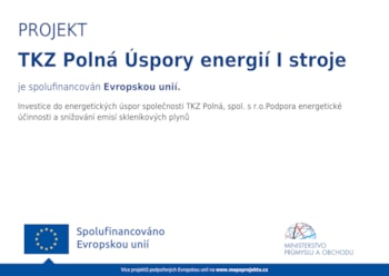 TKZ Polná Úspory enrgii I stroje