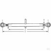 Třetí bod délka 200mm, Kat1, M24