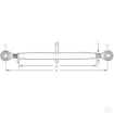 Třetí bod délka 200mm, Kat1, M24