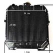 Chladič Iseki typ 1 TX145, TX155, TX1410, TX1510