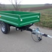 Návěs třístranný sklápěcí SP3 - 1,0A s nájezdovou brzdou a couvací automatikou