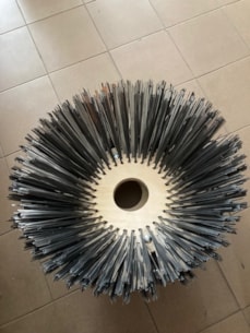 Kartáč agresivní talířový 400/700, ocelový drát 3,3 combi - pro HAKO 600/650