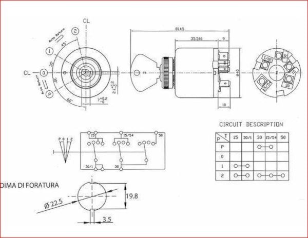 schema spinací skříňka