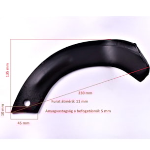 Nůž rotavátoru Hinomoto TYPE5 levý