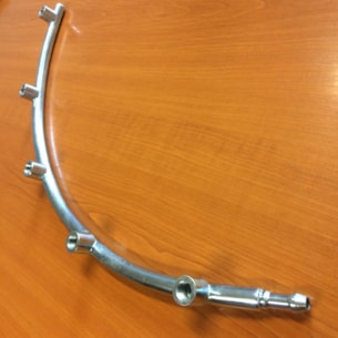 Trubka rosiče AGP L 100, 200 - levá - se zadním ventilátorem