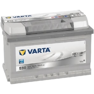 Baterie 12V 74Ah 750A plná pravá tlustý kontakt š. 18cm