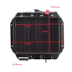 Chladič Mitsubishi typ 2 MT14, MT15, MT16