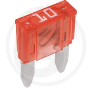 Pojistka nožová mini 10A 12V červená