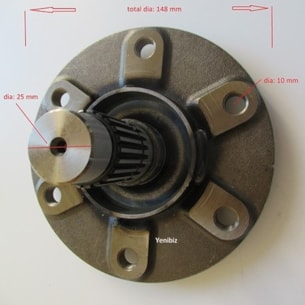 Poloosa přední Kubota Aste, GB, GL