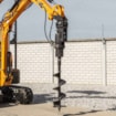 Vrták zemní hydraulický pro minibagr Force