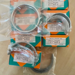 Sada ložisek kliky+ojnice Kubota V2203 60mm průměr +0,25