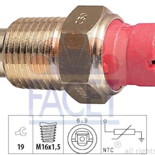 Čidlo teploty vody M16x1,5 mm